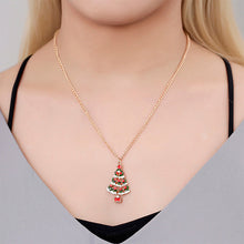 Afbeelding in Gallery-weergave laden, Kerstmis epoxy oorbel ketting sets

