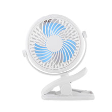 Afbeelding in Gallery-weergave laden, Draagbare stille clipventilator met 360 ° rotatie
