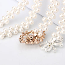 Afbeelding in Gallery-weergave laden, Elegante parel elastische taille ketting
