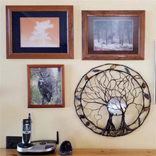 Afbeelding in Gallery-weergave laden, Circle of Life metalen boom wanddecoratie
