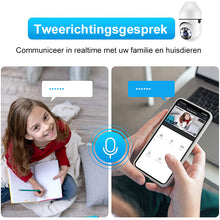 Afbeelding in Gallery-weergave laden, Opsporende draadloze 360° panoramische automatisch lichtcamera
