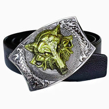 Afbeelding in Gallery-weergave laden, Mode punk lederen riem voor heren
