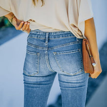 Afbeelding in Gallery-weergave laden, Vintage jeans met hoge taille en wijd uitlopende pijpen uit de jaren 70
