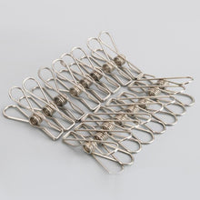 Afbeelding in Gallery-weergave laden, Stainless Steel Wire Clips for Clothes Drying
