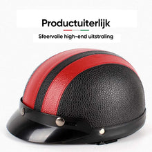 Afbeelding in Gallery-weergave laden, Motorfiets Harley PU-helm met bril
