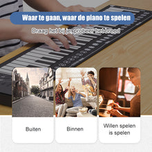 Afbeelding in Gallery-weergave laden, Oprolbare digitale piano
