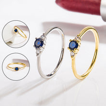 Afbeelding in Gallery-weergave laden, Art Deco Geboortesteen Ring
