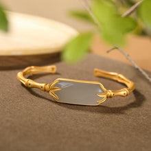 Afbeelding in Gallery-weergave laden, Elegante antieke bamboe armband
