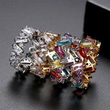 Afbeelding in Gallery-weergave laden, Ring met regenboog zirkoon
