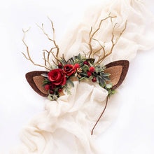 Afbeelding in Gallery-weergave laden, Rendier hoofdband-kerst rendier gewei
