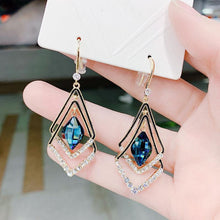 Afbeelding in Gallery-weergave laden, Square Rhombus Hoop Earrings for Women
