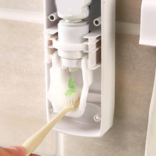 Afbeelding in Gallery-weergave laden, Automatische tandpasta dispenser en tandenborstel houder set
