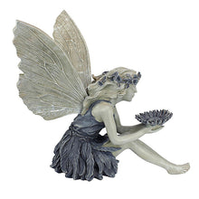Afbeelding in Gallery-weergave laden, Zittende fee standbeeld tuin hars ambachtelijke ornament
