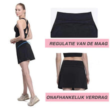 Afbeelding in Gallery-weergave laden, A-lijn korte rok met hoge taille
