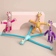 Afbeelding in Gallery-weergave laden, Telescopische giraffe speelgoed met zuignap

