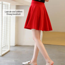 Afbeelding in Gallery-weergave laden, A-lijn Elastische Taille Geplooide Shorts Rokken

