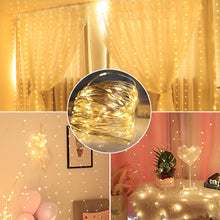 Afbeelding in Gallery-weergave laden, Kerst USB-afstandsbediening koperdraad lichtsnaar
