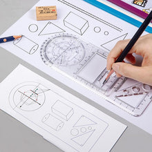Afbeelding in Gallery-weergave laden, Multifunctionele geometrische liniaal
