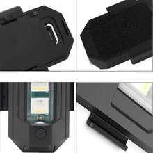 Afbeelding in Gallery-weergave laden, 4 kleuren LED-stroboscooplampen voor vliegtuigen en opladen via USB
