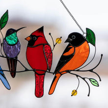 Afbeelding in Gallery-weergave laden, Vogels Glas-in-loodramen 🎁🎄kerstcadeau🐦
