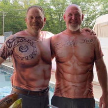 Afbeelding in Gallery-weergave laden, T-shirt met spiertattoo
