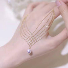 Afbeelding in Gallery-weergave laden, Parel hanger kruis ketting
