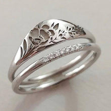 Afbeelding in Gallery-weergave laden, Unieke gouden lavender ring
