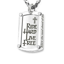 Afbeelding in Gallery-weergave laden, Motorfiets kruis hanger ketting
