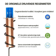 Afbeelding in Gallery-weergave laden, Koperen regenmeter
