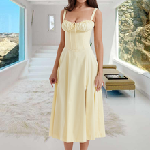 Afbeelding in Gallery-weergave laden, Carmen print bustier zonnejurk
