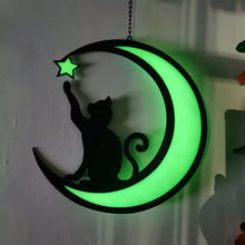 Afbeelding in Gallery-weergave laden, Maan Zwarte Kat Decoraties
