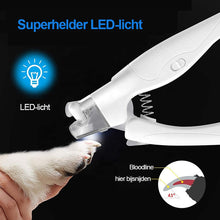 Afbeelding in Gallery-weergave laden, Professionele LED-licht nagelknipper voor huisdieren
