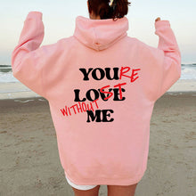 Afbeelding in Gallery-weergave laden, Effen sweatshirt met letterprint

