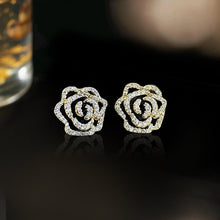 Afbeelding in Gallery-weergave laden, Vintage Elegante Camelia Oorbellen
