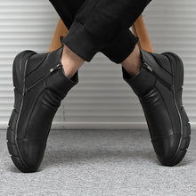 Afbeelding in Gallery-weergave laden, High-top leren Martin-laarzen in Britse stijl voor heren
