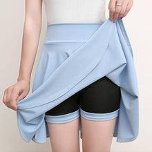 Afbeelding in Gallery-weergave laden, A-lijn Elastische Taille Geplooide Shorts Rokken
