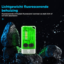 Afbeelding in Gallery-weergave laden, Kleine krachtige EDC-zaklamp met rood UV-blauw licht
