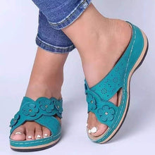 Afbeelding in Gallery-weergave laden, Sandalen met plateauzool in effen kleur
