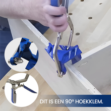 Afbeelding in Gallery-weergave laden, Houtbewerkingsgereedschap - Metalen haakse clip van 90 graden
