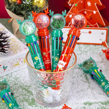 Afbeelding in Gallery-weergave laden, Kerst Balpen met 10 Kleuren
