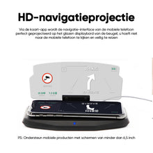 Afbeelding in Gallery-weergave laden, HUD-navigatieprojector met draadloos opladen
