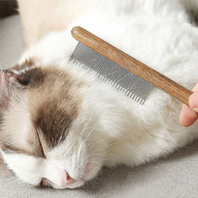 Afbeelding in Gallery-weergave laden, Pet Knot Comb met houten handvat
