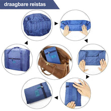 Afbeelding in Gallery-weergave laden, Opvouwbare hand bagage plunjezak
