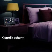 Afbeelding in Gallery-weergave laden, Digitale LED-temperatuur-vochtigheidsmonitor Wekker
