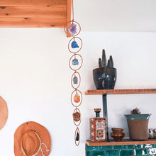 Afbeelding in Gallery-weergave laden, Raw Crystal 7 Chakra Gemstone Wall Decor
