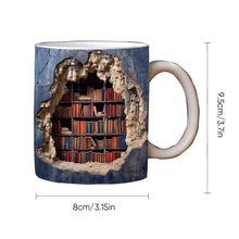Afbeelding in Gallery-weergave laden, 3D boekenplank mok
