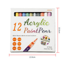 Afbeelding in Gallery-weergave laden, 12 Colors Ultra Thin Curve Manicure Marker
