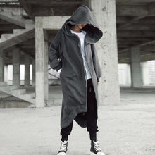 Afbeelding in Gallery-weergave laden, Unisex lange mouw jas met capuchon
