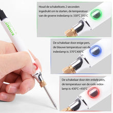 Afbeelding in Gallery-weergave laden, USB Portable Electric Soldering Iron Set
