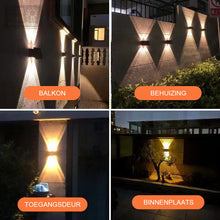Afbeelding in Gallery-weergave laden, Buitenwandlamp op zonne-energie
